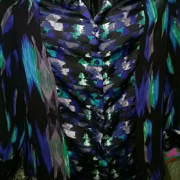 Multi colored blouse  - Picture 3 of 7